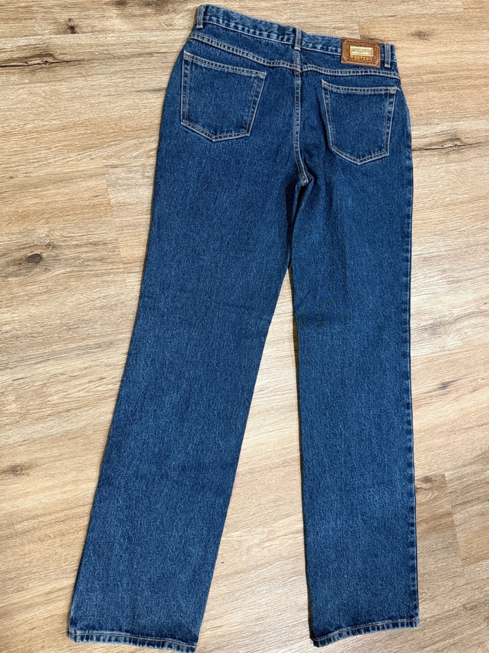 NWT Lawman Vintage Women's Straight-Leg Jeans in Dark Blue Denim 13L